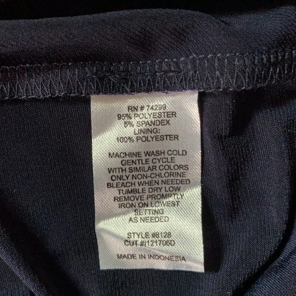 Enfocus Studio dress color dark blue Size 4 - Picture 7 of 8